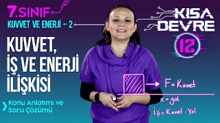 Kuvvet İş ve Enerji İlişkisi Potansiyel ve Kinetik Enerji Nedir 7 Sınıf Fen Kuvvet ve Enerji 12 [upl. by Ximenes]