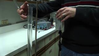 Resonance tube demonstration [upl. by Lallage]