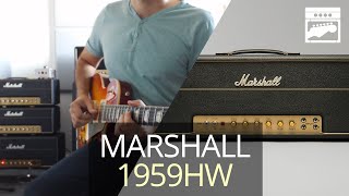 Marshall Handwired 1959HW Super Lead Plexi 100 Amp Demo [upl. by Blus383]