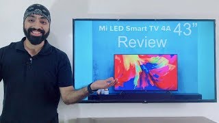 Mi Led Smart TV 4A 43 inch Indepth REVIEW [upl. by Slerahc]