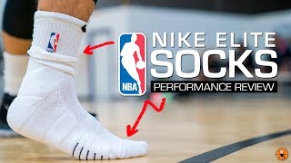 Nike NBA Elite Quick Crew Sock  Performance Review [upl. by Hali]