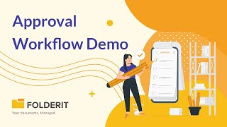 Approval workflow in document management system software Folderit [upl. by Lowery]