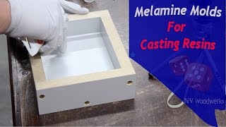 Make Melamine Molds For Resin Casting  NV Woodwerks [upl. by Gustin]