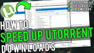 Increase download speed of utorrent ▲ Speed up utorrent  Best settings  Latest ✅ [upl. by Aronson]