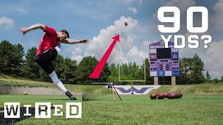 Why Its Almost Impossible to Kick a 90Yard Field Goal  WIRED [upl. by Aneehs]