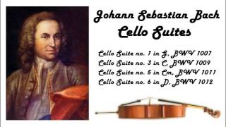 Johann Sebastian Bach  Cello suites in 432 Hz great for reading or studying [upl. by Ecirtnas]