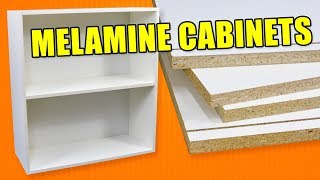 Economy Cabinet Making with Melamine How to Build Cabinets [upl. by Musser]