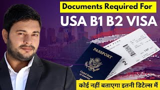 Required Documents for USA B1B2 Visa for Indians in 2023 [upl. by Nera]