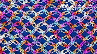 HOW to CROCHET SOLOMONS KNOT STITCH  Lovers Knot Love Knot Hail Stone Salomon [upl. by Arak]